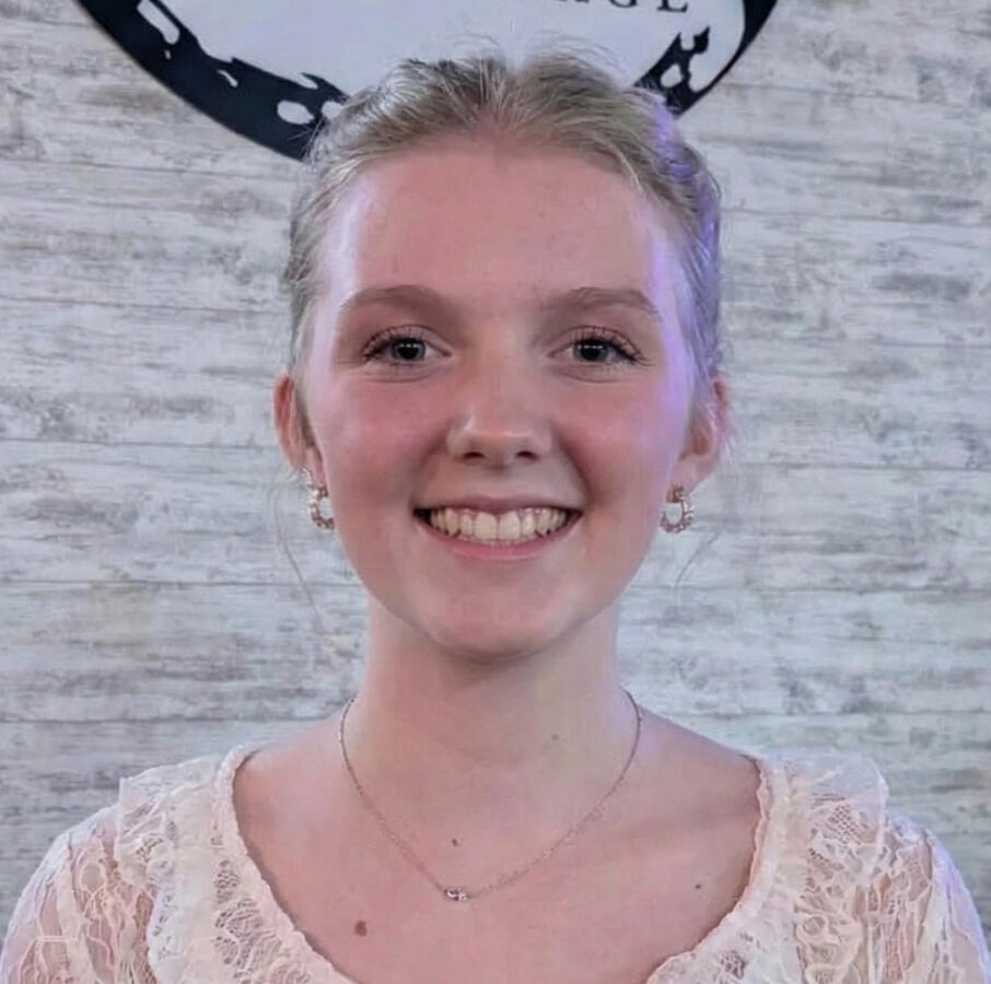 Plays bass and sings vocals. A junior at Mason City High School, her favorite songs to perform are by Fleetwood Mac and the Beatles!